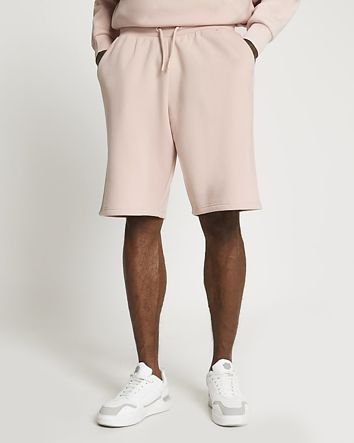 Pink oversized shorts
