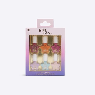 Pink Pack Of 6 Nail Polish Pastel
