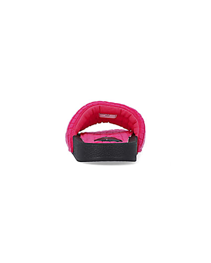 360 degree animation of product Pink padded sliders frame-9