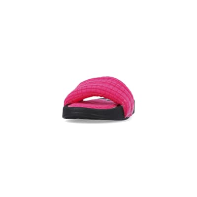 River island sale pink sliders