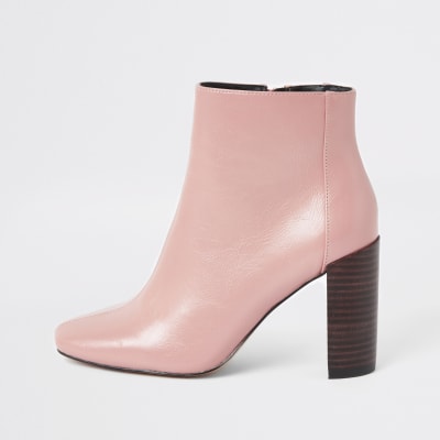 river island beige round toe chelsea boots
