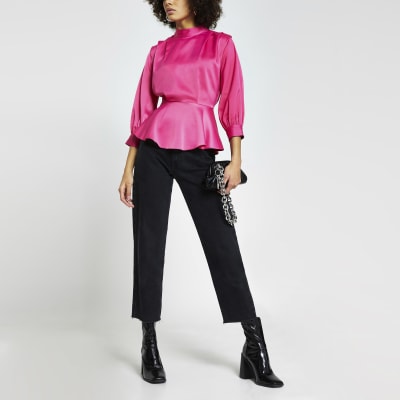peplum pleated