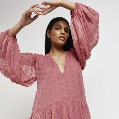 river island polka dress