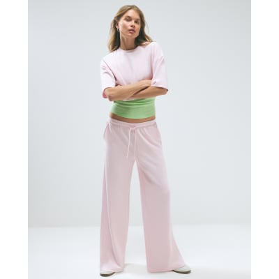 Premium Drawstring Wide Leg Joggers