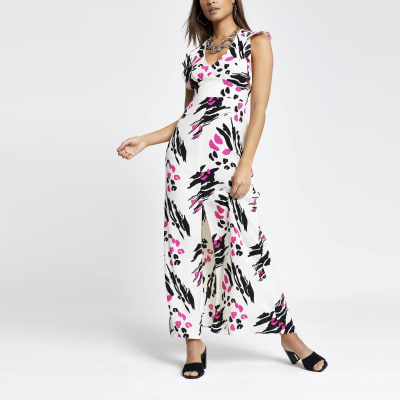 river island pink maxi dress