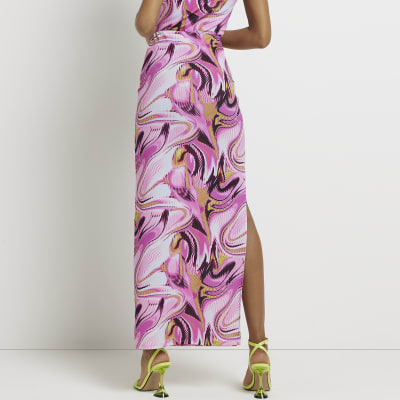 ruched maxi