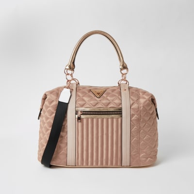 river island gold bag