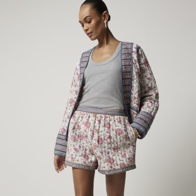 River island floral shorts on sale