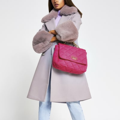 river island quilted shoulder bag