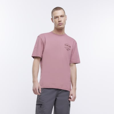 River Island Muscle Fit T-Shirt In Bright Pink