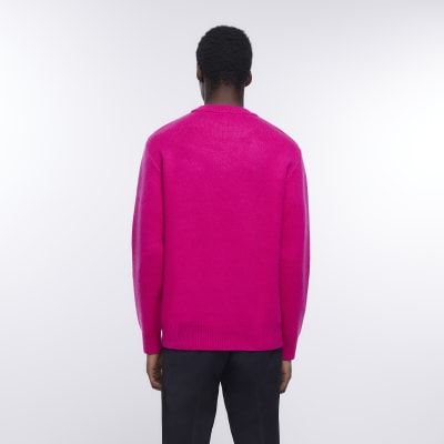 Pink Regular fit jumper River Island