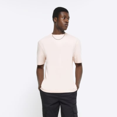 River Island Muscle Fit T-Shirt In Bright Pink