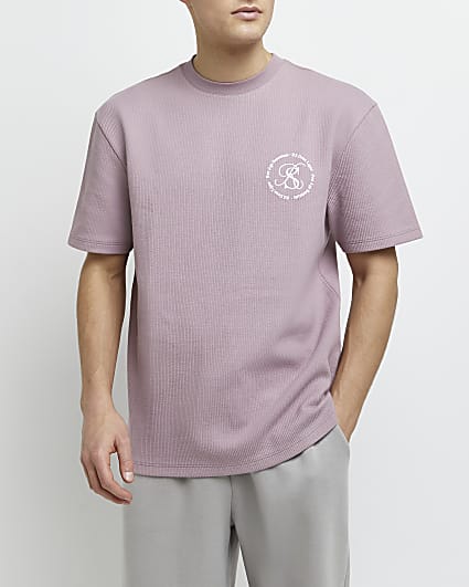 Pink regular fit t-shirt