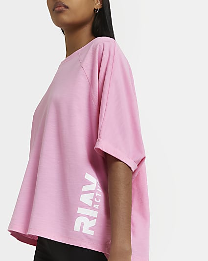 Pink RI Active oversized t-shirt