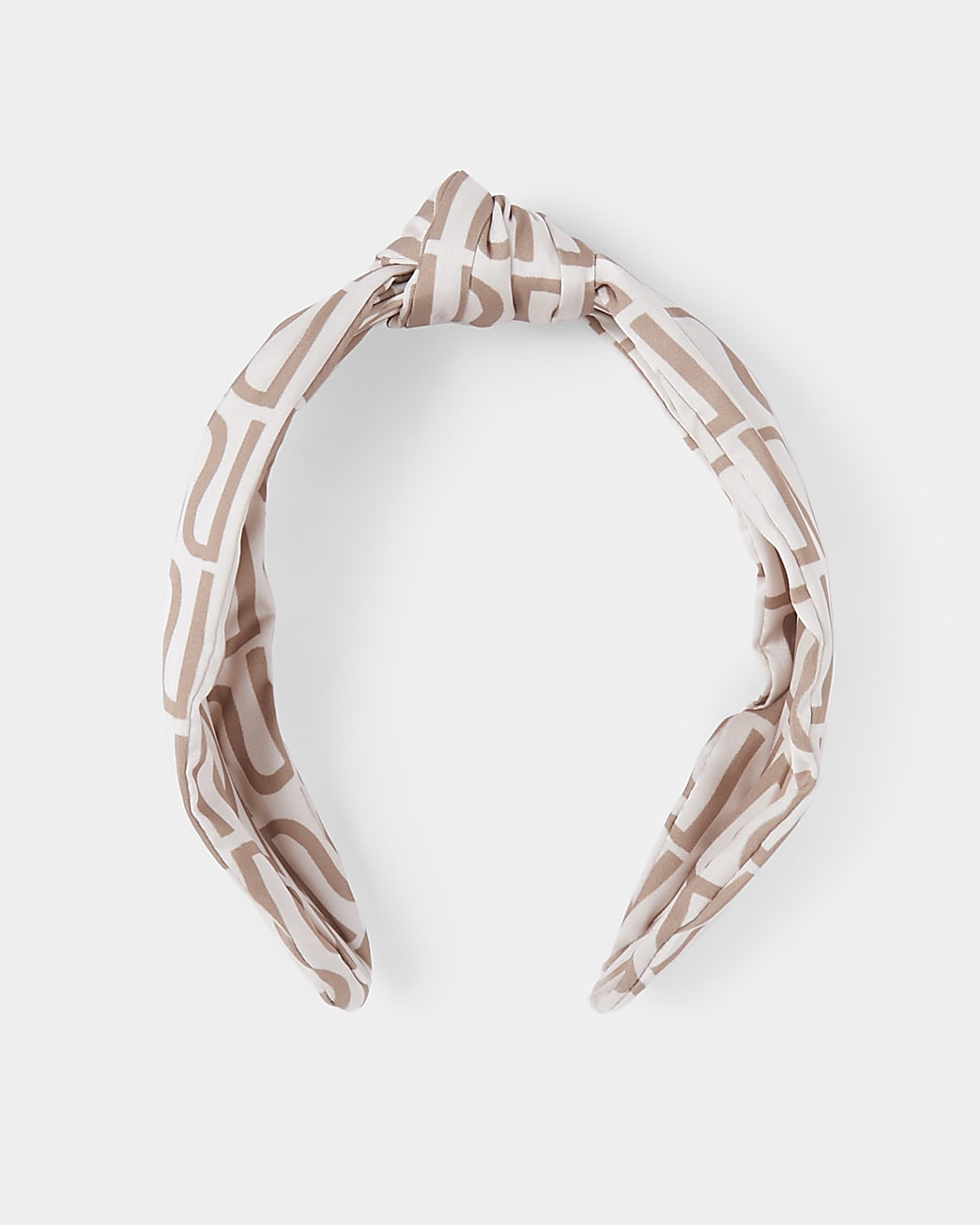 Pink RI monogram twist knot headband