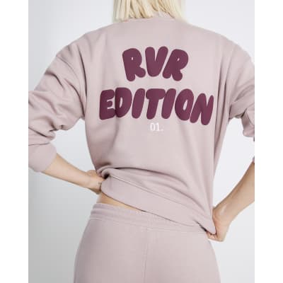 Pink RVR Edition Back Print Sweatshirt