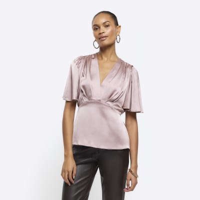 Satin blouse 2025 river island