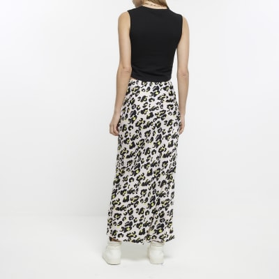 Leopard print maxi skirt clearance canada