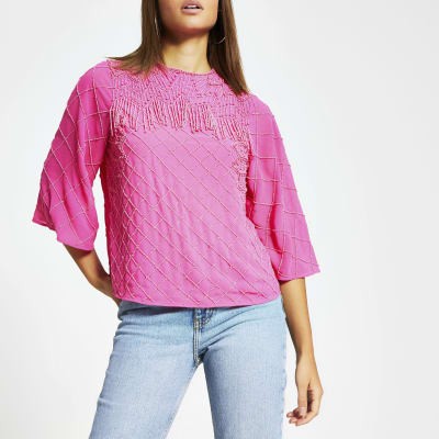 sequin jeans river island