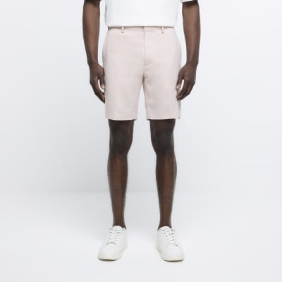 River island pink store shorts