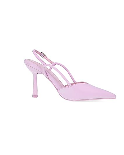 360 degree animation of product Pink slingback court shoes frame-16