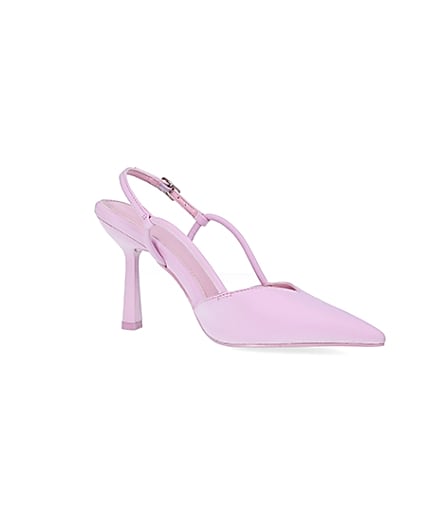 360 degree animation of product Pink slingback court shoes frame-17