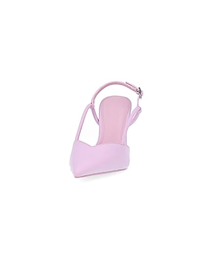 360 degree animation of product Pink slingback court shoes frame-22
