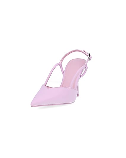 360 degree animation of product Pink slingback court shoes frame-23
