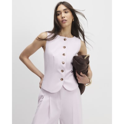 Pink Tailored Waistcoat