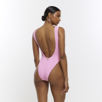 River island sales pink swimsuit