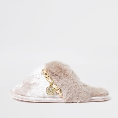 river island womens slippers