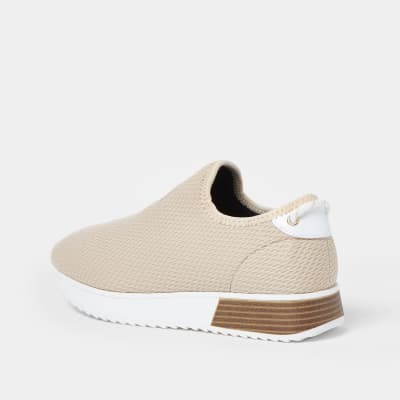 Pink wide fit 'River' runner trainers