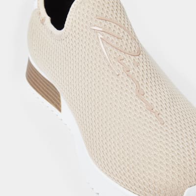 Pink wide fit 'River' runner trainers