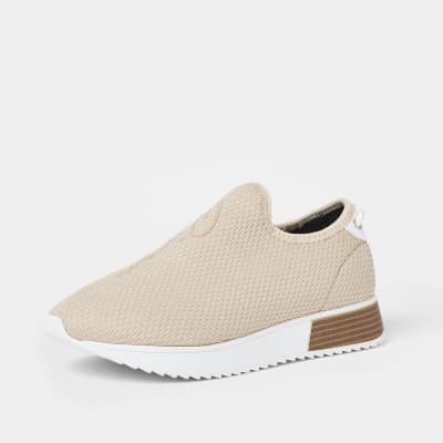 Pink wide fit 'River' runner trainers