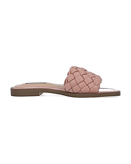 360 degree animation of product Pink woven sandals frame-16