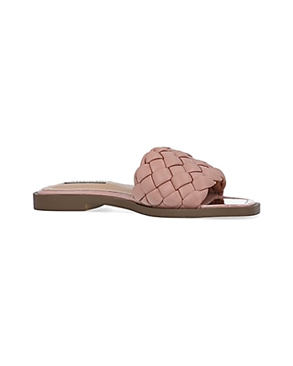 360 degree animation of product Pink woven sandals frame-17