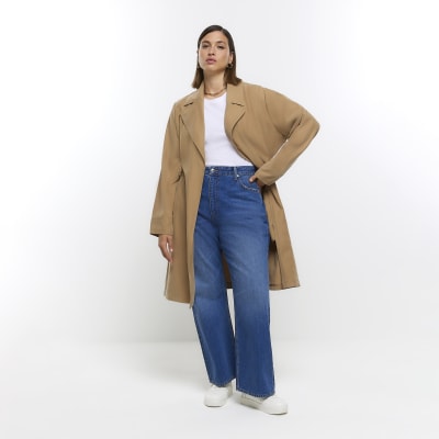 River island plus coat online