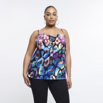 plus size leopard top