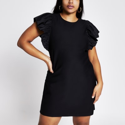 frill mini dress