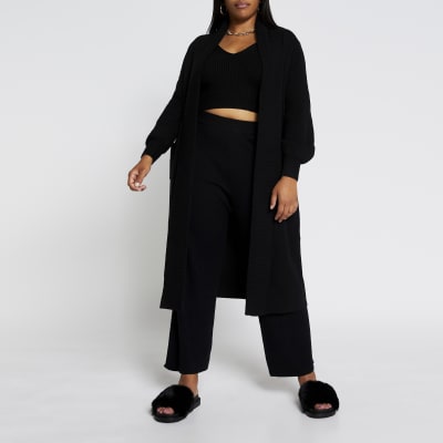 long black maxi cardigan