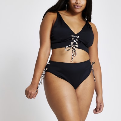 lace up swimsuit top