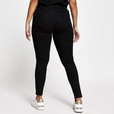 Plus black Molly mid rise jegging