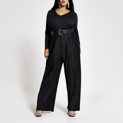 river island plisse jumpsuit