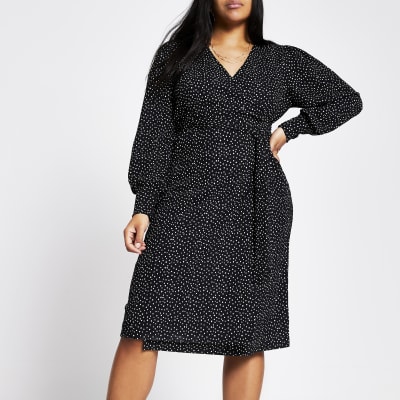 river island wrap dress