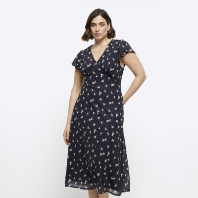 River island tea dress in polka dot sales