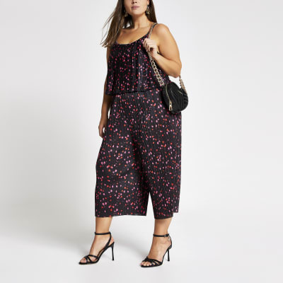 river island plisse jumpsuit