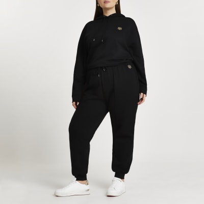 plus black joggers