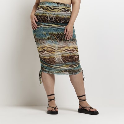 Ruched skirt hotsell river island