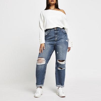 river island plus size jeans