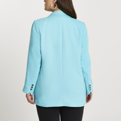 Plus blue longline bLazer